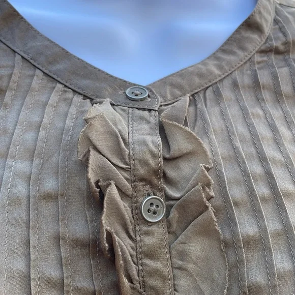 🎉HP🎉✨NWT Eddie Bauer Women’s Longsleeved 💥Silk💥blouse YEAR-ROUND GO-TO - Picture 4 of 11